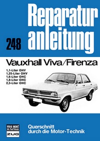 Vauxhall Viva/Firenza - 1,1/1,25-Ltr. OHV / 1,6/1,8-2,5-Ltr.OHC // Reprint der 7. Auflage 1976